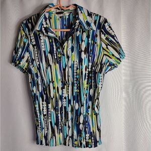 Fred David stretch blouse